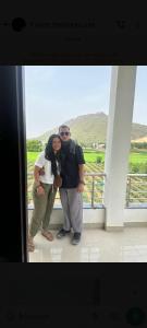 Balkón nebo terasa v ubytování Hotel Divine Palace Pushkar