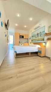 Kuchyň nebo kuchyňský kout v ubytování Haraki De Sol Beach Apartments + 34 fotografií