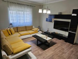 Posezení v ubytování Botanic Park Apartments