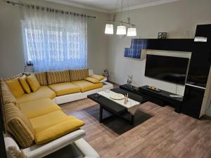 Posezení v ubytování Botanic Park Apartments