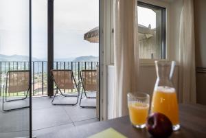 Balkón nebo terasa v ubytování Appartements Panorama