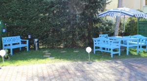 Zahrada ubytování Blekitna Laguna Pobierowo