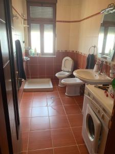 Bilik mandi di City view apartment Pogradec