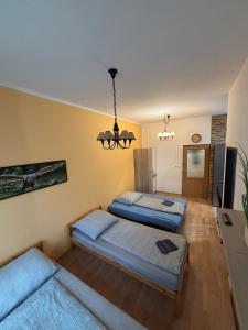 Posteľ alebo postele v izbe v ubytovaní Apartmány Topolová 909B velký