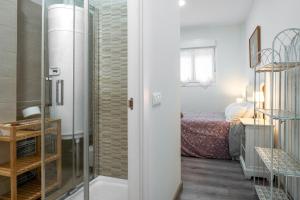 Ένα ή περισσότερα κρεβάτια σε δωμάτιο στο Apartamento Puertu Chicu