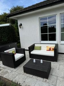 O zonă de relaxare la Ferienhaus Lehnenhof