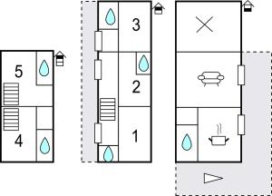 The floor plan of La Capanna - Agr,casanova