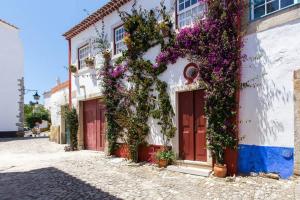 Bygningen som feriehuset ligger i