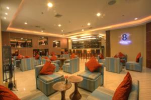 Χώρος καθιστικού στο Azalea Residences Baguio