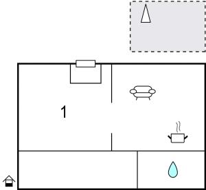 Plán poschodí v ubytovaní Apartment Kastel Sucurac Ivana Pavla Ii,