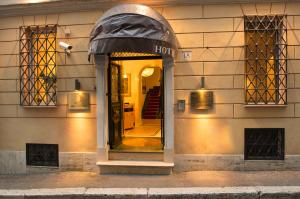 The facade or entrance of Hotel Gregoriana