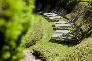 Vonkajšia záhrada v ubytovaní Hotel Sonnalp