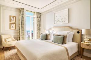 Krevet ili kreveti u jedinici u okviru objekta Hôtel Hermitage Monte-Carlo