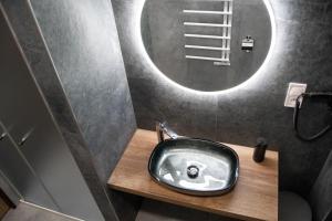 Koupelna v ubytování hotel Dobruška