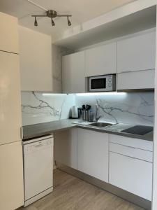 Kuchyň nebo kuchyňský kout v ubytování apartmant Adrian Vista Taurito