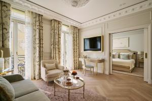 Krevet ili kreveti u jedinici u okviru objekta Hôtel Hermitage Monte-Carlo