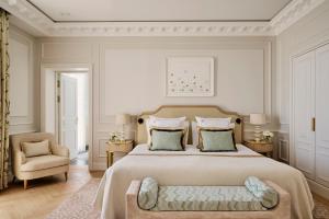 Krevet ili kreveti u jedinici u okviru objekta Hôtel Hermitage Monte-Carlo