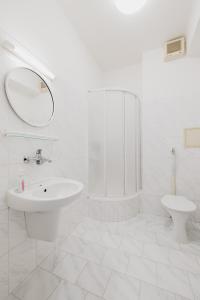 Koupelna v ubytování hotel Dobruška