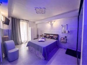 Postel nebo postele na pokoji v ubytování Luxury Fire