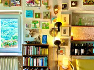 Biblioteca en el bed and breakfast