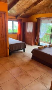 Cama o camas de una habitación en Chez Jérôme