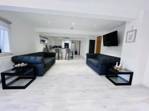 Μια τηλεόραση ή/και κέντρο ψυχαγωγίας στο Unique Modern Studio Apartment