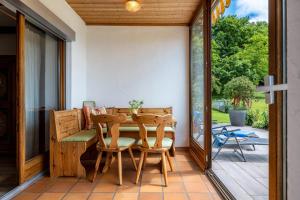 Μπαλκόνι ή βεράντα στο Ferienwohnung Köberich