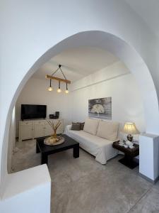 Posezení v ubytování white house apollon naxos