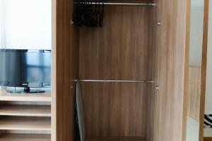 SM1116 Apart Hotel em andar alto região central的厨房或小厨房