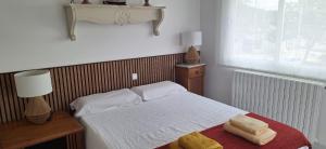 A bed or beds in a room at casa santa caterina