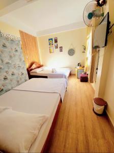 Letto o letti in una camera di Bình Đào Hotel - Khách sạn ngay trung tâm giá rẻ