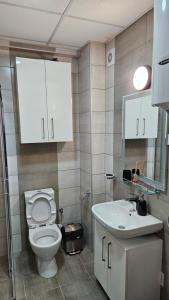 Koupelna v ubytování Apartman Valentina Aqua Park + 6 fotografií