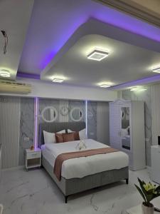 Ένα ή περισσότερα κρεβάτια σε δωμάτιο στο Iancu Jianu Premium Stay Studio 1