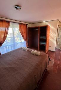 Cama o camas de una habitación en Chez Jérôme