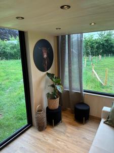 Zahrada ubytování Tiny House in the Nature of Bruges