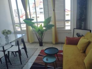 Posezení v ubytování Studio Vanille - Vue Mer