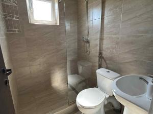 Koupelna v ubytování Casa Maksai