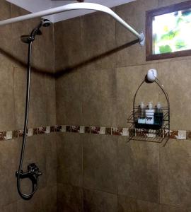 Ένα μπάνιο στο Cabaña Trabun Lago Puelo