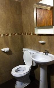 Ένα μπάνιο στο Cabaña Trabun Lago Puelo