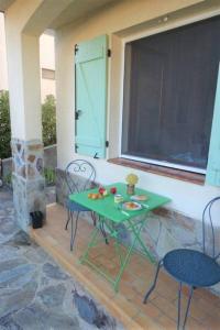 Balkón nebo terasa v ubytování Le Studio la Petite Colline à Céret