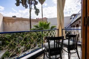 Balkón nebo terasa v ubytování Riad 4 Jardins & Spa