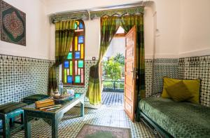 Posezení v ubytování Riad 4 Jardins & Spa