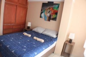 Postel nebo postele na pokoji v ubytování Casa rutz cusco