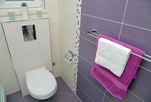 Kúpeľňa v ubytovaní Apartman Blue Bay