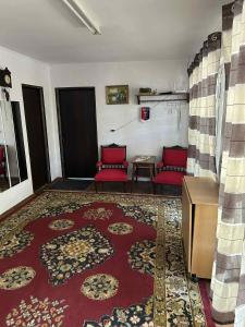 Posezení v ubytování Casa Maksai