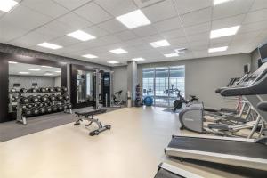 Fitness centrum a/nebo fitness zařízení v ubytování Homewood Suites By Hilton Schenectady