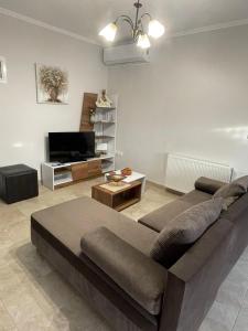 TV a/nebo společenská místnost v ubytování Kali Luxury Apartments -Garden-Gold-