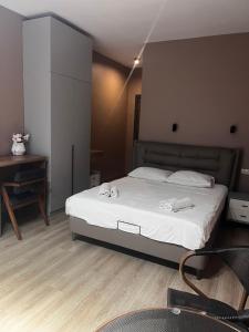 Letto o letti in una camera di Wave-ტალღა