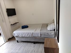 Postel nebo postele na pokoji v ubytování ferdinand appartments