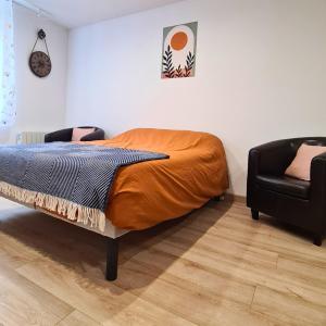 En eller flere senge i et værelse på L'épi doré